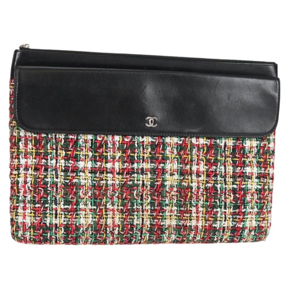 Chanel Tweed Clutch
